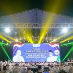 Gubernur Khofifah saat menghadiri Kickoff MTQ Jatim XXX di Kota Pasuruan.