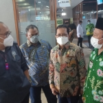 Rombongan Komisi II DPR RI yang dipimpin Junimart Girsang saat mengunjungi Graha Pelayanan Publik (GPP). 