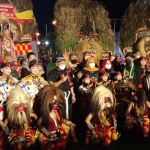 Gubernur Jatim,  Khofifah Indar Parawansa, saat menghadiri acara Kenduri Seni Reog Ponorogo di Pendopo Kabupaten Ponorogo.