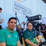 Pj Gubernur Jatim saat menghadiri pembukaan Papernas XVII/2024 di Kota Surakarta, Jawa Tengah. 