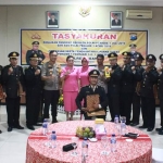 Tasyakuran kenaikan pangkat jajaran Polres Ngawi.