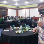 dr. Rasyid Salim, Sp.Kj., Narasumber dari IDI (Ikatan Dokter Indonesia) saat memberikan sosialisasi.