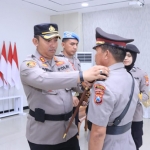 Apel pengangkatan Kapolsek Kwadungan yang dipimpin Kapolres Ngawi