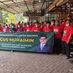 Relawan Bagus Muhaimin Waru, Sidoarjo, saat menggelar konsolidasi. Foto: Ist