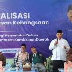 Suasana sosialisasi wawasan kebangsaan yang digelar DPC Demokrat Pamekasan.