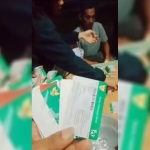 Hasil tangkapan layar video penemuan KIS di Buleleng, Bali oleh seorang pemulung