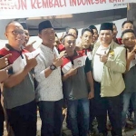 Ketua DPC Partai Gerindra Jember Drs. HM Satib M.Si usai sosialisasi dengan kader di Desa Lojejer, Kecamatan Wuluhan, Jember. foto: YUDI INDRAWAN/ BANGSAONLINE