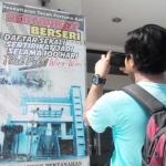 Slogan pelayanan sertifikat 100 hari jadi di ATR/BPN lebih sekadar sebatas pemanis ruangan. foto; YUDI EP/ BANGSAONLINE