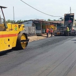 Salah satu pengerjaan yang.dilakukan DPUPR Kabupaten Mojokerto.