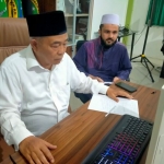 Prof Dr KH Asep Saifuddin Chalim, MA saat jadi pembicara dalam Webinar bertajuk: Taliban: Fundamentalisme vs Moderatisme yang digelar Pesantren Salafiyah Seblak Jombang Jawa Timur tadi malam, Rabu (1/9/2021).  foto: mma/ bangsaonline.com