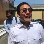 Ketua DPW PKB Jatim, Abdul Halim Iskandar atau yang akrab disapa Gus Halim, saat berada di Mapolda Jatim.