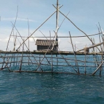 Bagan apung, rumah tangkap ikan yang ramah lingkungan.