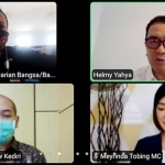 Helmy Yahya saat memberikan kiat suksesnya melalui aplikasi zoom meeting.