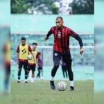 Penyerang Arema FC, Gustavo Almeida dos Santos.