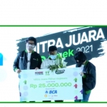 Tangkapan layar saat Gojek memberikan hadiah pada mitra driver terpilih.