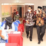 Wakil Wali Kota Pasuruan Adi Wibowo saat menyapa para pengurus kopwan peserta pembinaan capacity building.