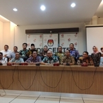 Badan Anggaran DPRD Kab. Pasuruan diruang Media Center KPU RI. 