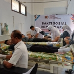 Baksos donor darah yang digelar PWI Lamongan 