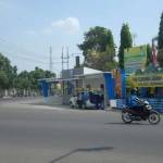 Suasana di Simpang REmpat Gatot Subroto Jombang Jawa Timur. (foto: rony suhartomo/BANGSAONLINE)