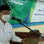 Ketua PW DMI Jatim KH. Muhammad Roziqi, M.M. saat memberikan sambutan. foto: ist.