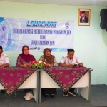 Pihak BPJS Kesehatan Cabang Bojonegoro Kantor Tuban disaat melaunching transformasi mutu layanan program JKN di RSNU Tuban