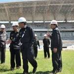 Stadion Joko Samudro, salah satu proyek lanjutan DPU di tahun 2016. foto: SYUHUD/ BANGSAONLINE