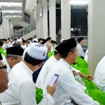 Ribuan massa yang menghadiri acara peringatan 40 hari wafatnya Ir KH Salahuddin Wahid (Gus Sholah) di Pesantren Tebuireng Jombang Jawa Timur, Kamis (12/3/2020). .