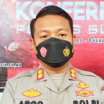 Kapolres Blitar Kota, AKBP Argo Wiyono, saat memberi keterangan kepada awak media.