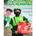 Salah satu mitra driver gojek yang mendapatkan tas pengantaran GoFood