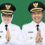 Bupati dan Wakil Bupati Blitar Terpilih Rini Syarifah dan Rahmad Santoso.