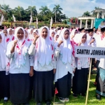 Apel Hari Santri Nasional di Tugu Pahlawan. Foto: Ist