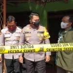 Kapolres Mojokerto saat mendatangi TKP. (foto: ist)