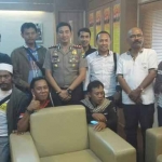 Kapolres Gresik AKBP Adex Yudiswan (mantan) saat menerima kunjungan KWG. foto: SYUHUD/ BANGSAONLINE