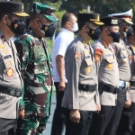 Sejumlah personel saat giat Apel Operasi Patuh Semeru 2021