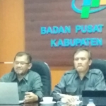 BPS Jember saat konferensi pers terkait data okupansi hotel. 