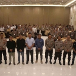 Acara pelatihan managemen media bagi anggota Polres Ngawi.