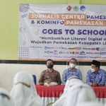 Goes to School di SMP/SMA Sabilul Ihsan di Desa Teja Timur, Kabupaten Pamekasan.
