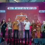 Direktur Ritel dan Syariah Bank DKI, Henky Oktavianus, saat menghadiri puncak Hari Indonesia Menabung 2023 di Tangerang, Banten.