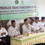 Kepala Kemenag Lamongan Mukhlisin Mufa saat memberikan sambutan (dok. Ist)