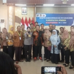 Bupati Jember Hendy Siswanto saat menghadiri Resepsi Hari Koperasi ke-75 di Aula PB Soedirman, Jember, Sabtu (30/7/2022).