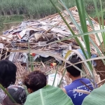 Longsor di Desa Bumirejo, Kecamatan Kesamben, Kabupaten Blitar.