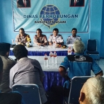 Suasana mediasi di Kantor Dishub Ngawi.