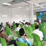 Suasana Diklat Kesehatan Tanggap Covid-19 di Ponpes Al Fatimiyah, Paciran, Lamongan.