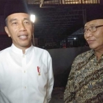 Presiden RI, Jokowi didampingi Bupati Tuban, H Fathul Huda.