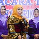 Khofifah Indar Parawansa saat menghadiri HUT Pepabri ke-65