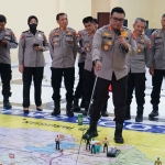 Polresta Sidoarjo menggelar Latpra Ops Lilin Semeru 2022.