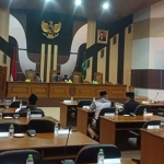 Suasana Rapat Paripurna di DPRD Kabupaten Pasuruan.