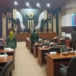 Suasana Rapat Paripurna di DPRD Kabupaten Pasuruan.