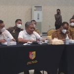 Forkompinda Jember dan Banyuwangi menggelar rapat koordinasi bersama Perhutani Jember, Senin (8/8).