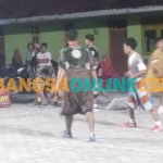 Para peserta lomba futsal berdaster yang digelar Karang Taruna Tunggul Wulung, Lamongan. Foto: NUR QOMAR HADI/BANGSAONLINE